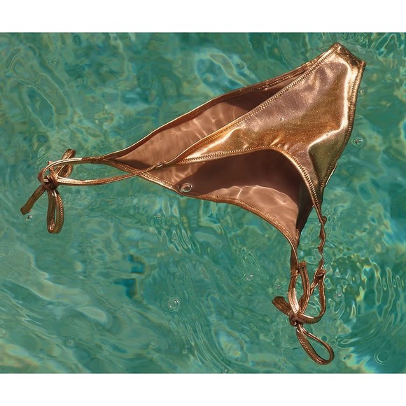 Skims Bikini Bottoms Women's 4X Penny Copper Bronze Brown String Cheeky NEW - Picture 15 of 15